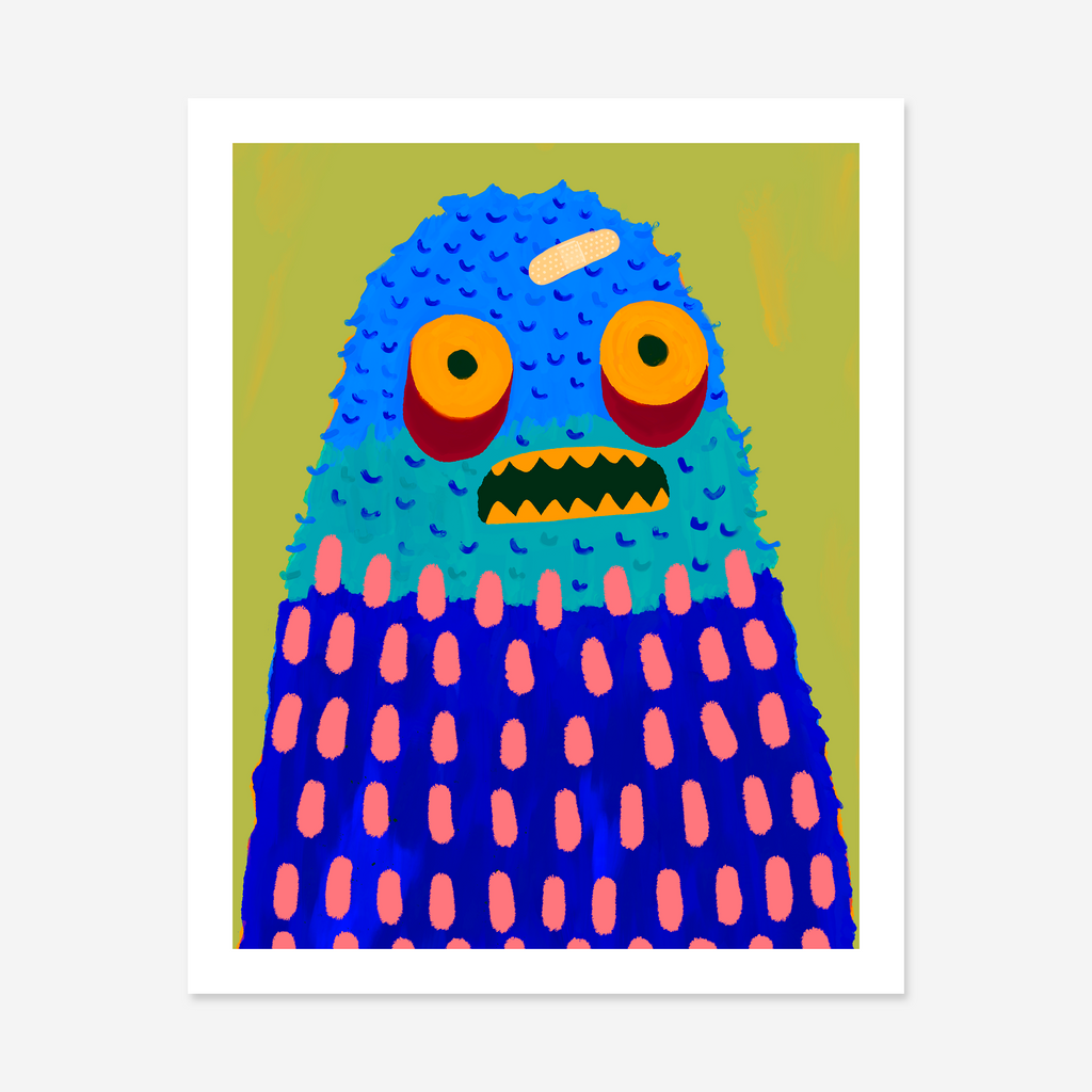 Fred the Woollybooger Art Print