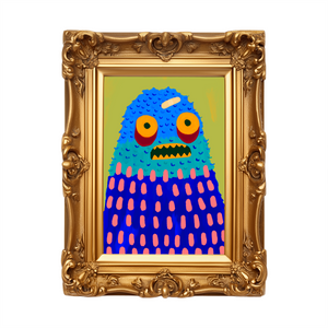 Fred the Woollybooger Art Print