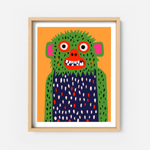 Googie the Woollybooger Art Print