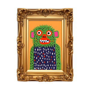 Googie the Woollybooger Art Print