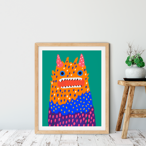 Lenny the Woollybooger Art Print