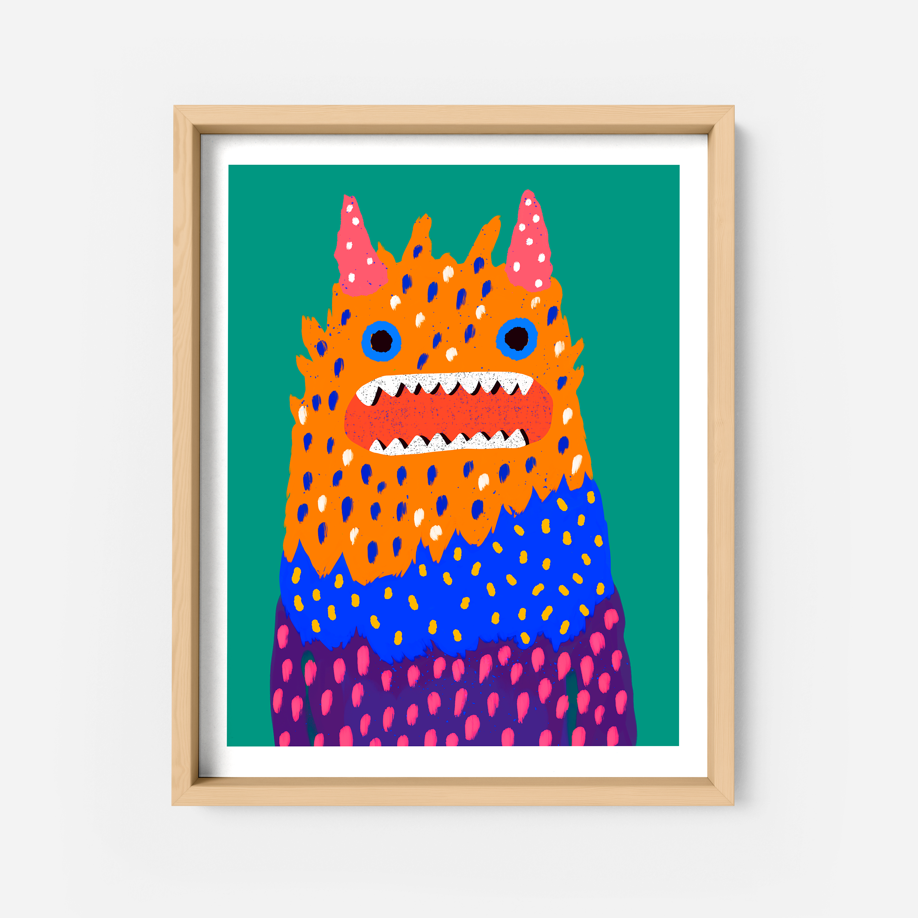 Lenny the Woollybooger Art Print