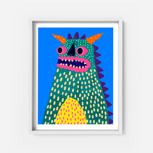 Leonna the Woollybooger Art Print