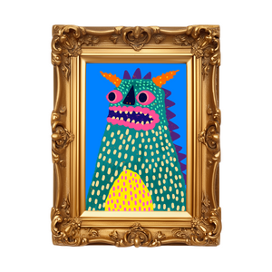 Leonna the Woollybooger Art Print