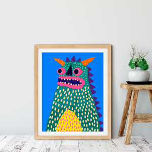 Leonna the Woollybooger Art Print