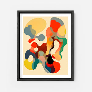 AI Art Print No. 10 - Abstract Organic