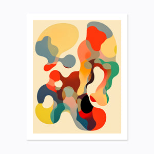 AI Art Print No. 10 - Abstract Organic