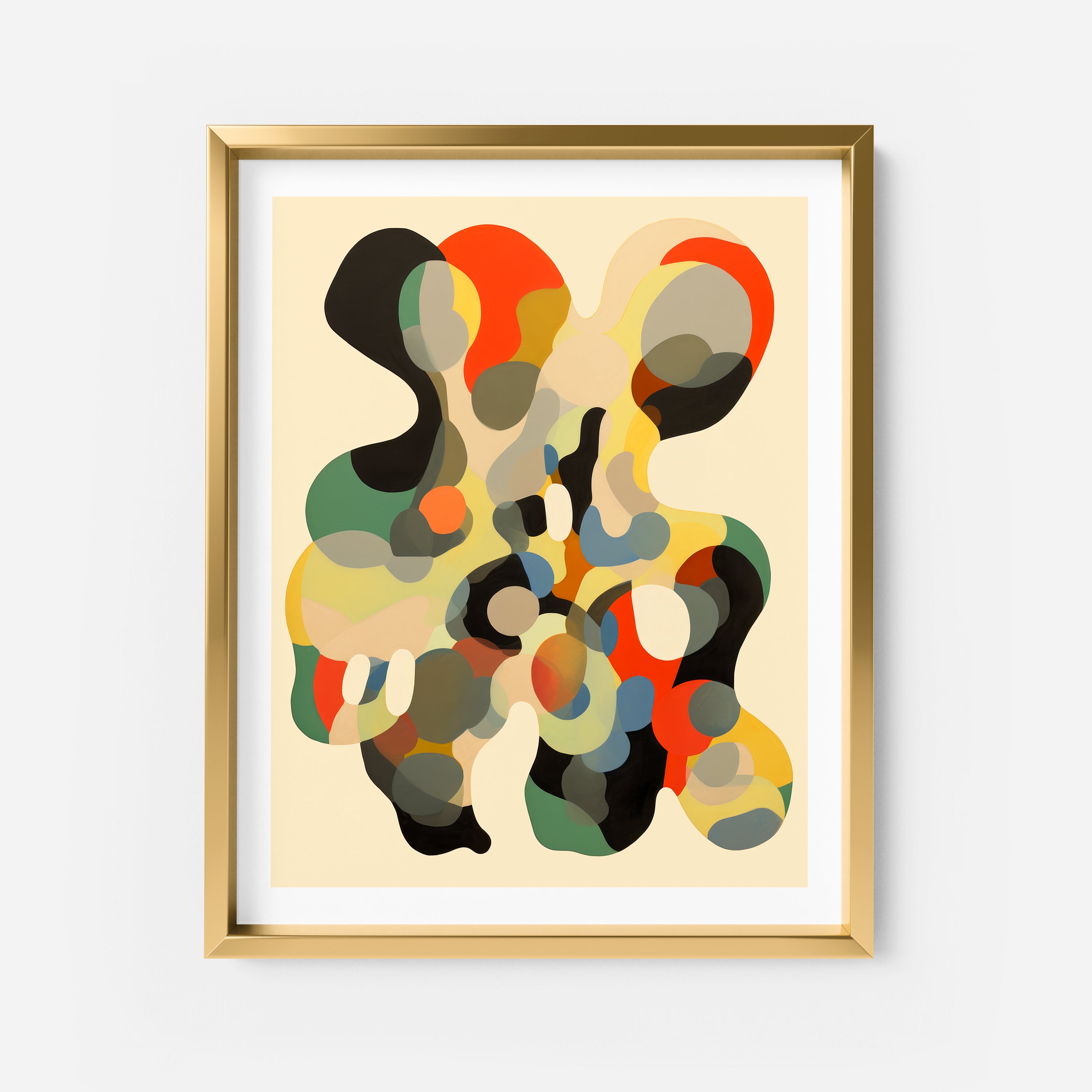 AI Art Print No. 11 - Abstract Organic