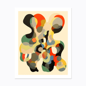 AI Art Print No. 11 - Abstract Organic