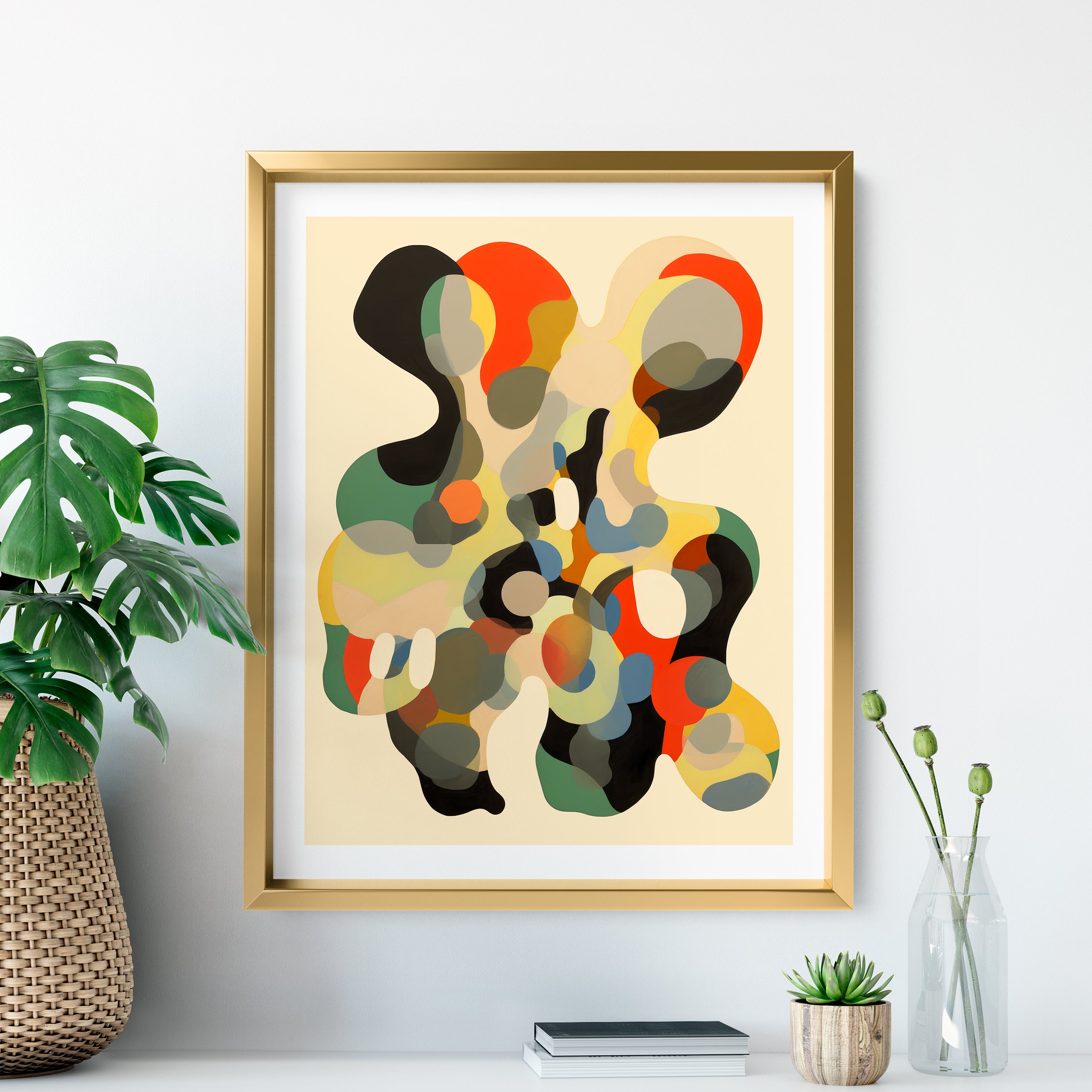 AI Art Print No. 11 - Abstract Organic