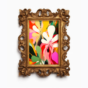 AI Art Print No. 1 - Abstract Floral