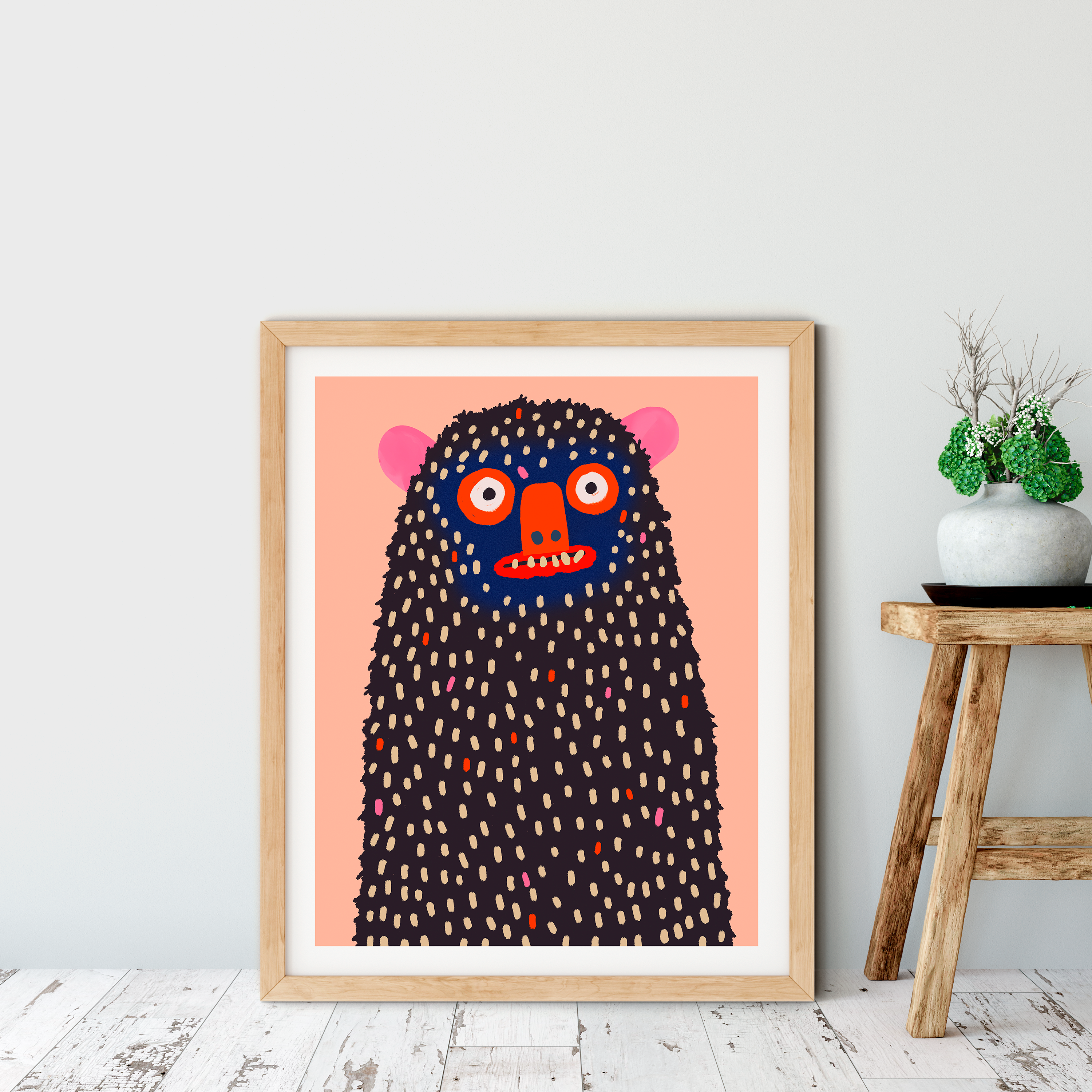 Mervin the Woollybooger Art Print