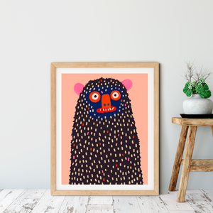 Mervin the Woollybooger Art Print