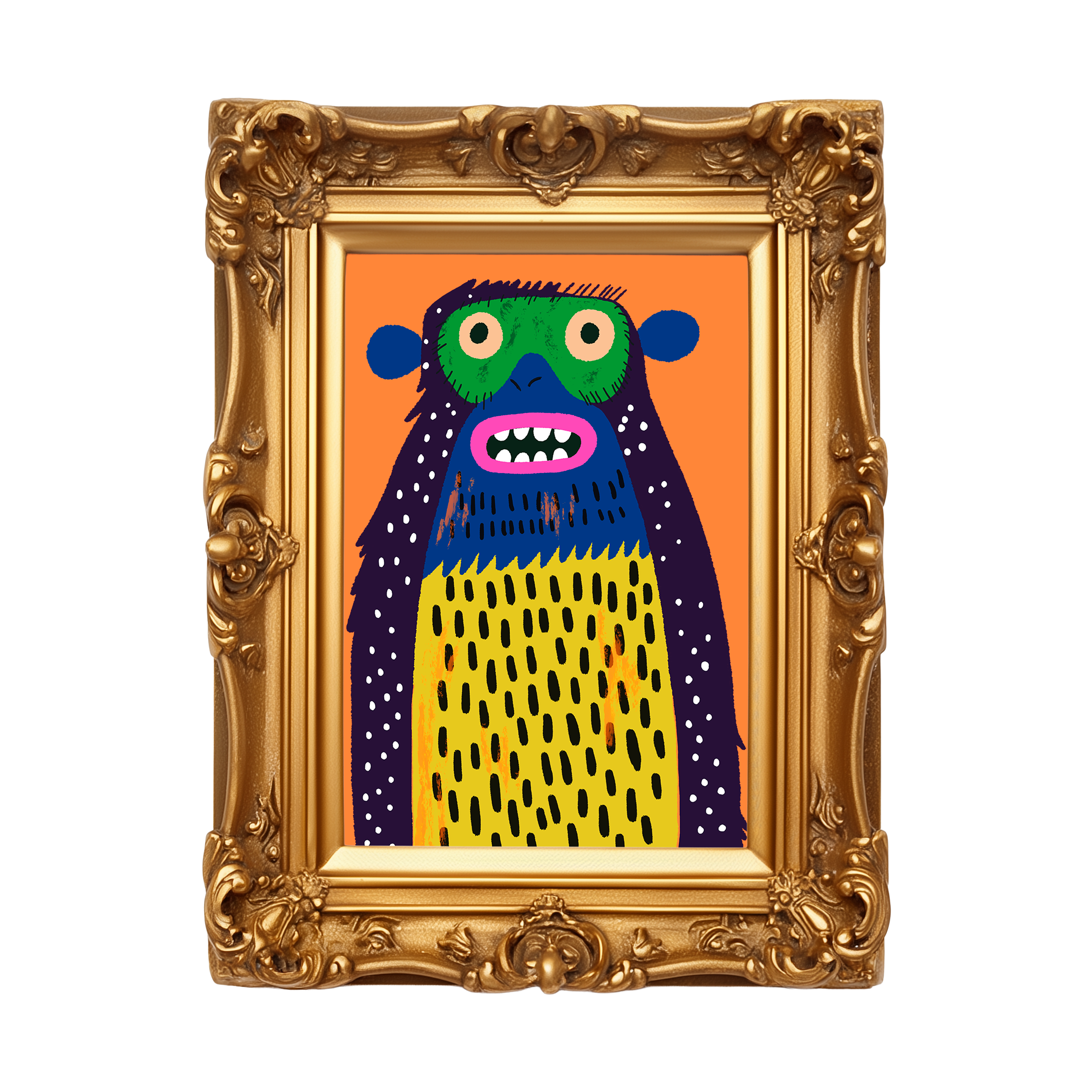 Monty the Woollybooger Art Print