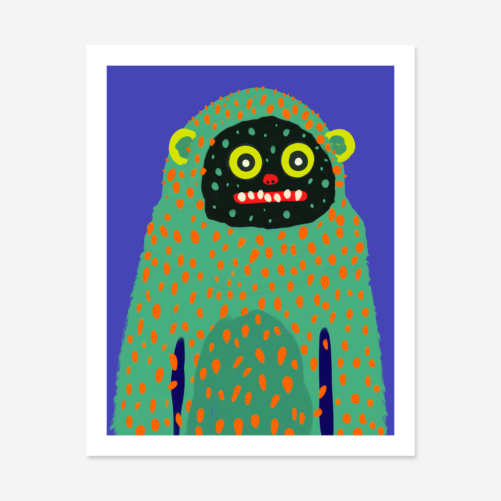 Oskar the Woollybooger Art Print