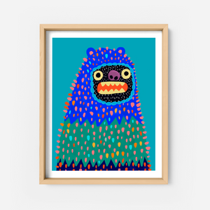 Pokey the Woollybooger Art Print