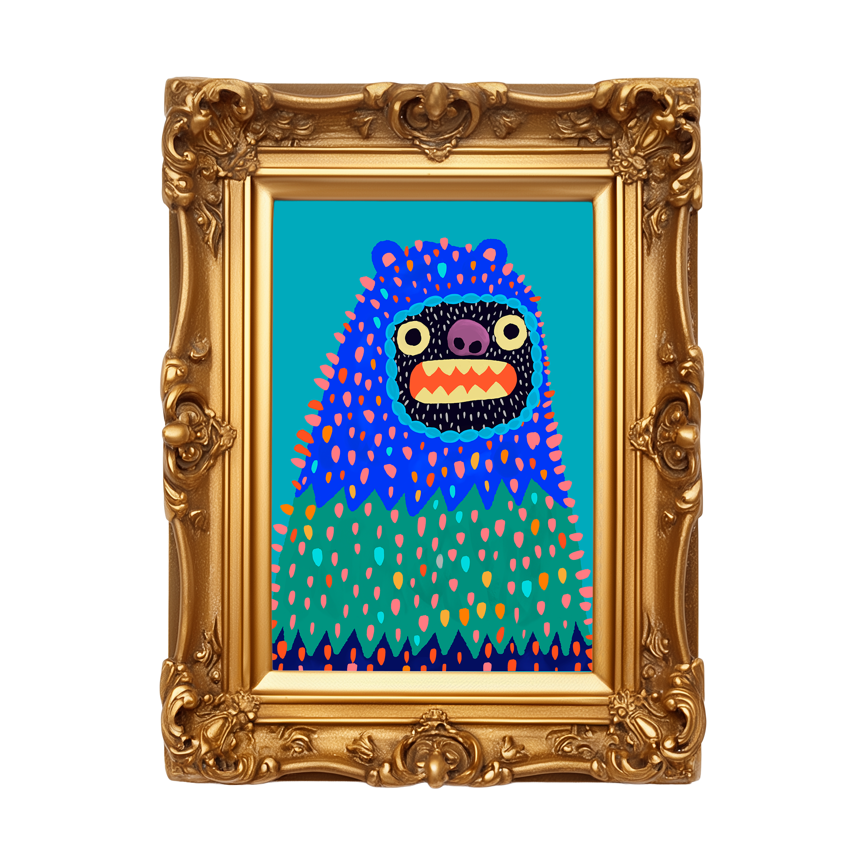 Pokey the Woollybooger Art Print