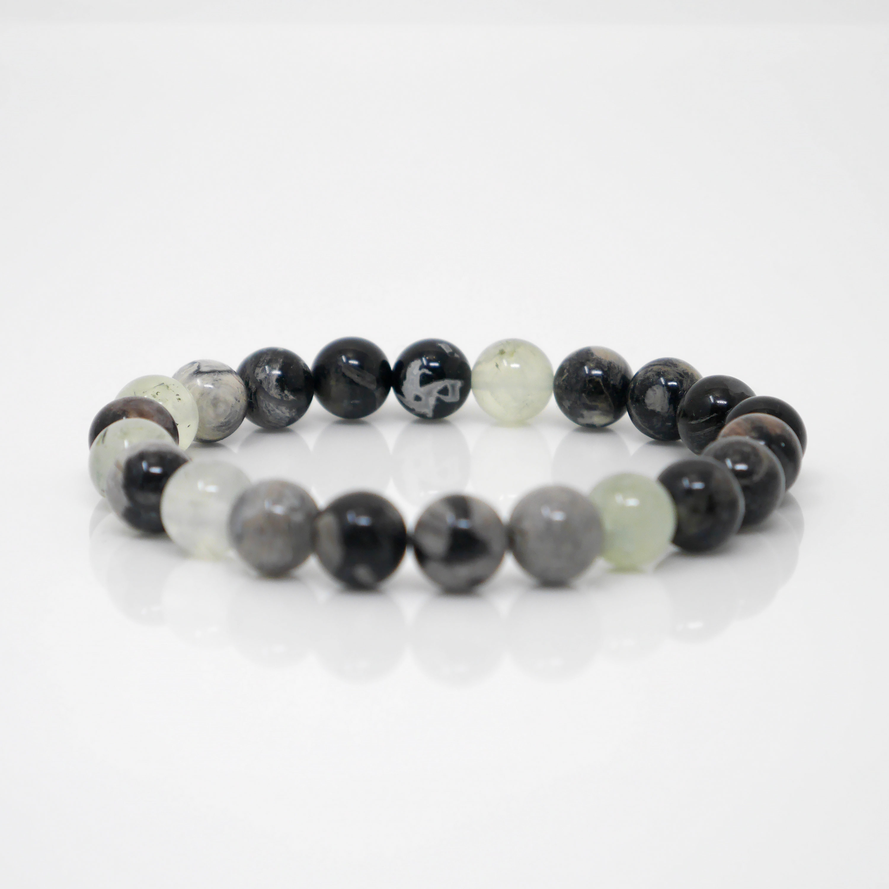 Prehnite & Jasper Bracelet