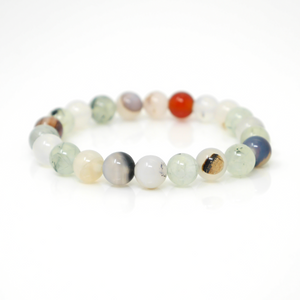 Prehnite & Agate Bracelet