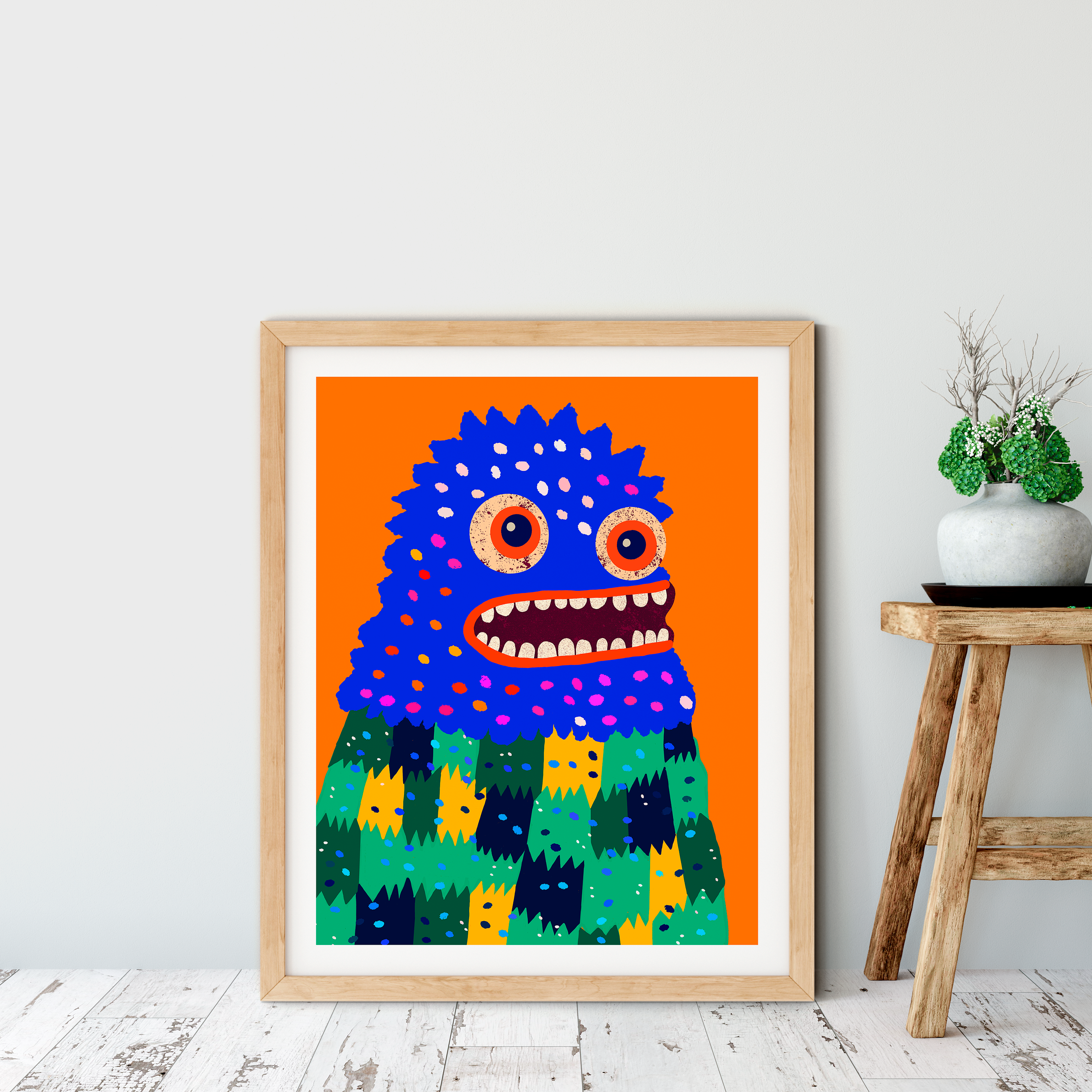 Ralph the Woollybooger Art Print