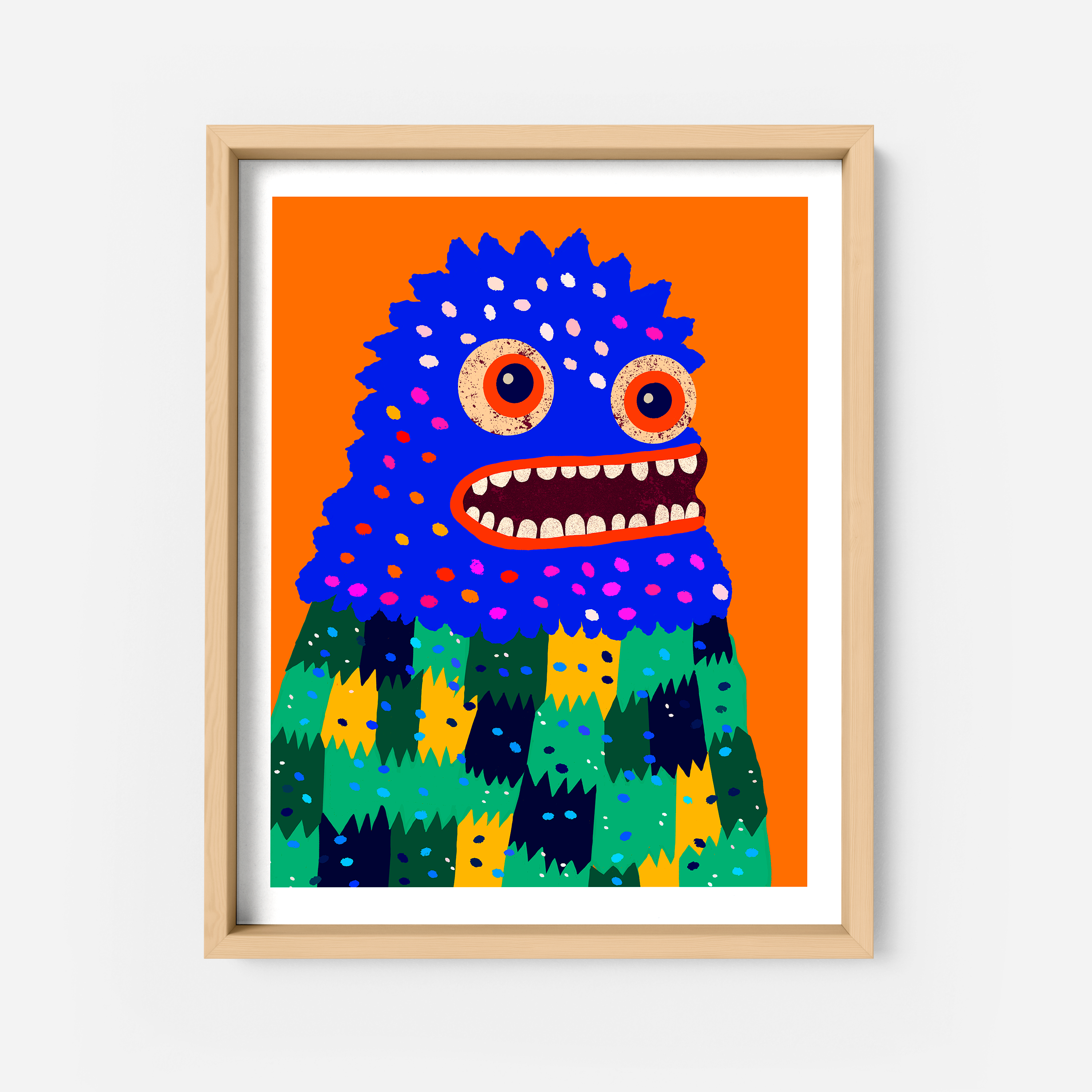 Ralph the Woollybooger Art Print