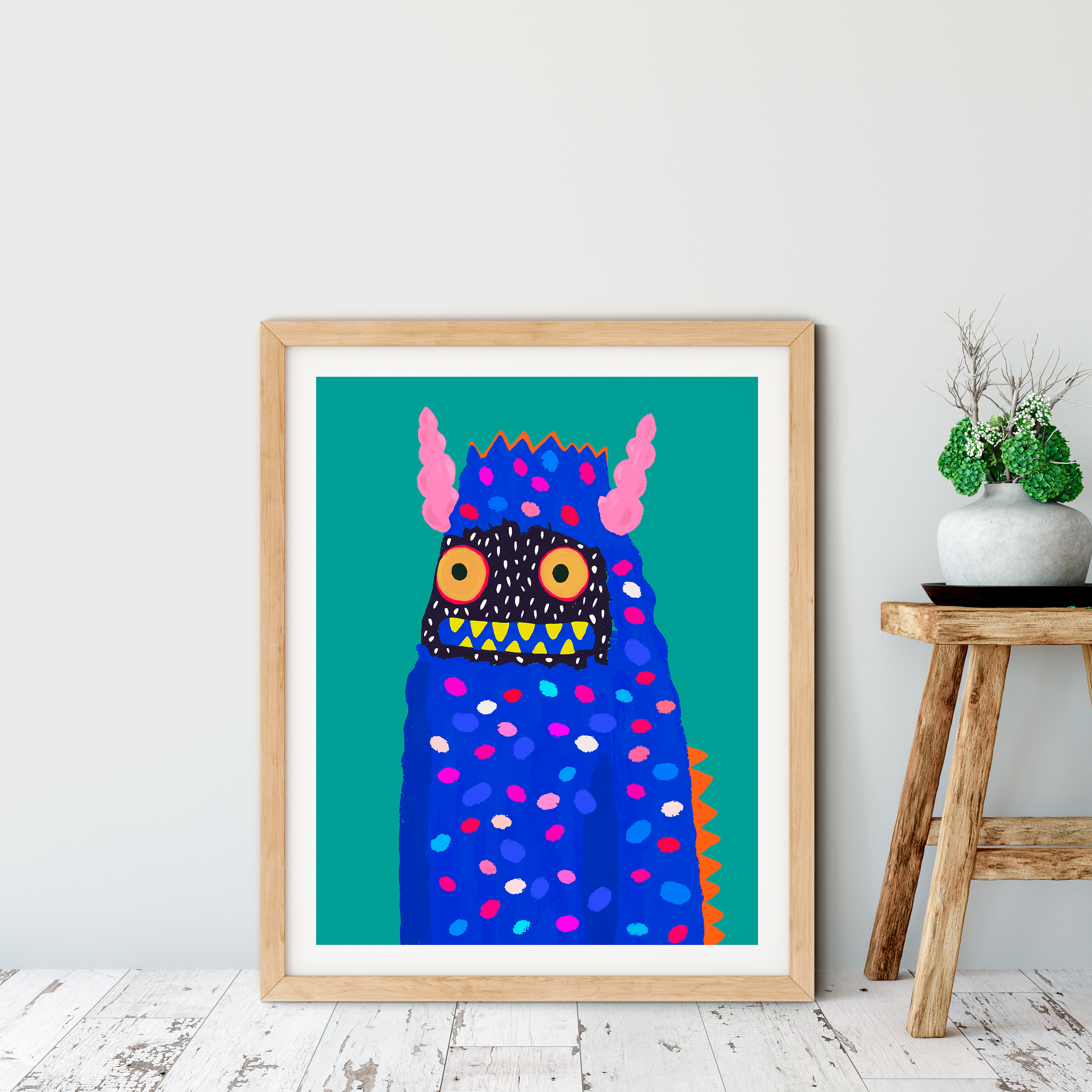 Stuey the Woollybooger Art Print