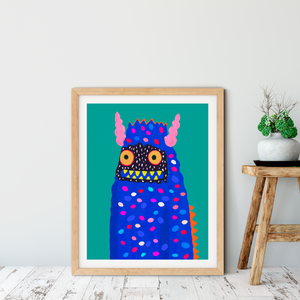 Stuey the Woollybooger Art Print