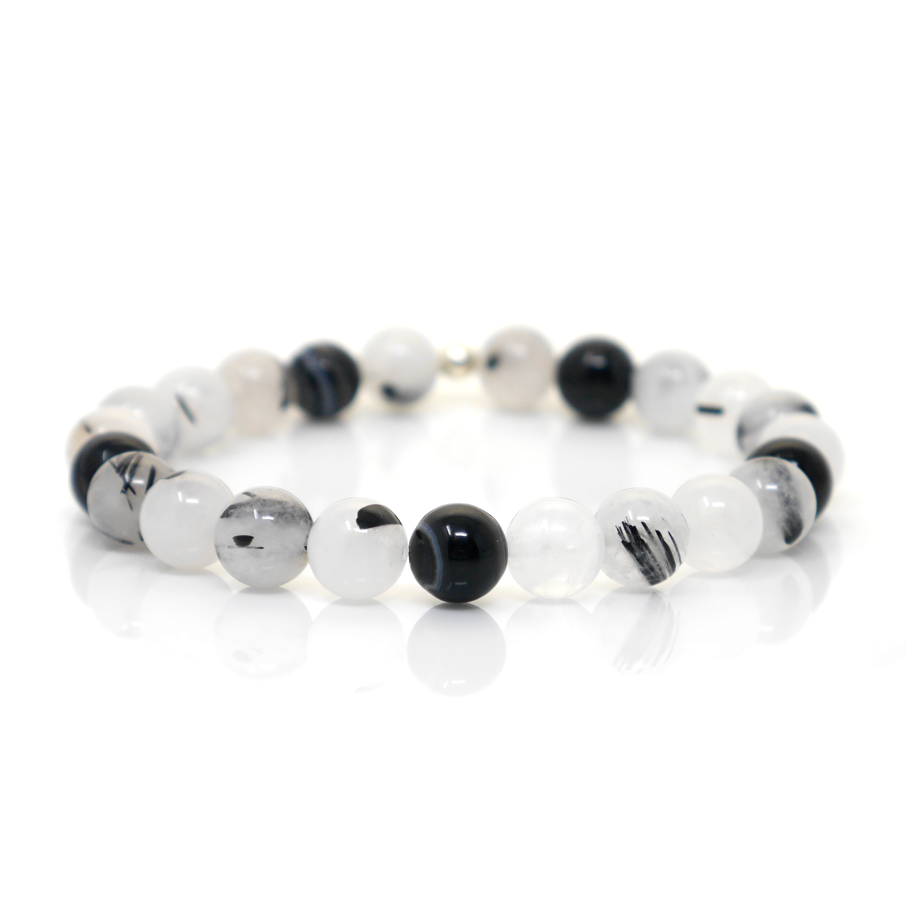 Tourmalated Quartz Gemstone Bracelet