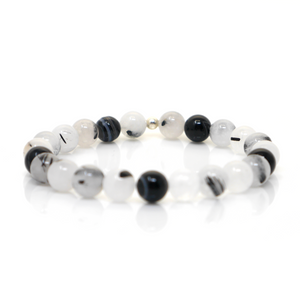 Tourmalated Quartz Gemstone Bracelet