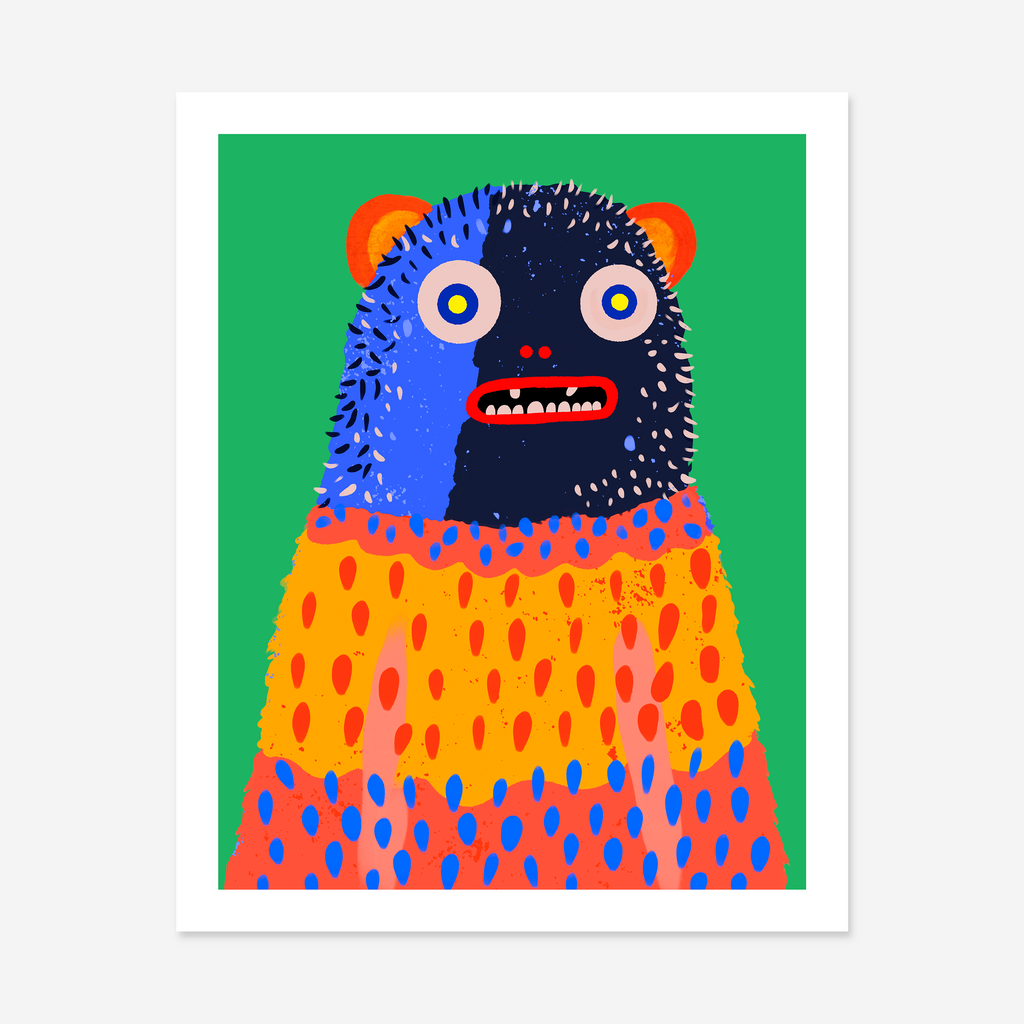 Wally the Woollybooger Art Print