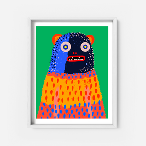 Wally the Woollybooger Art Print