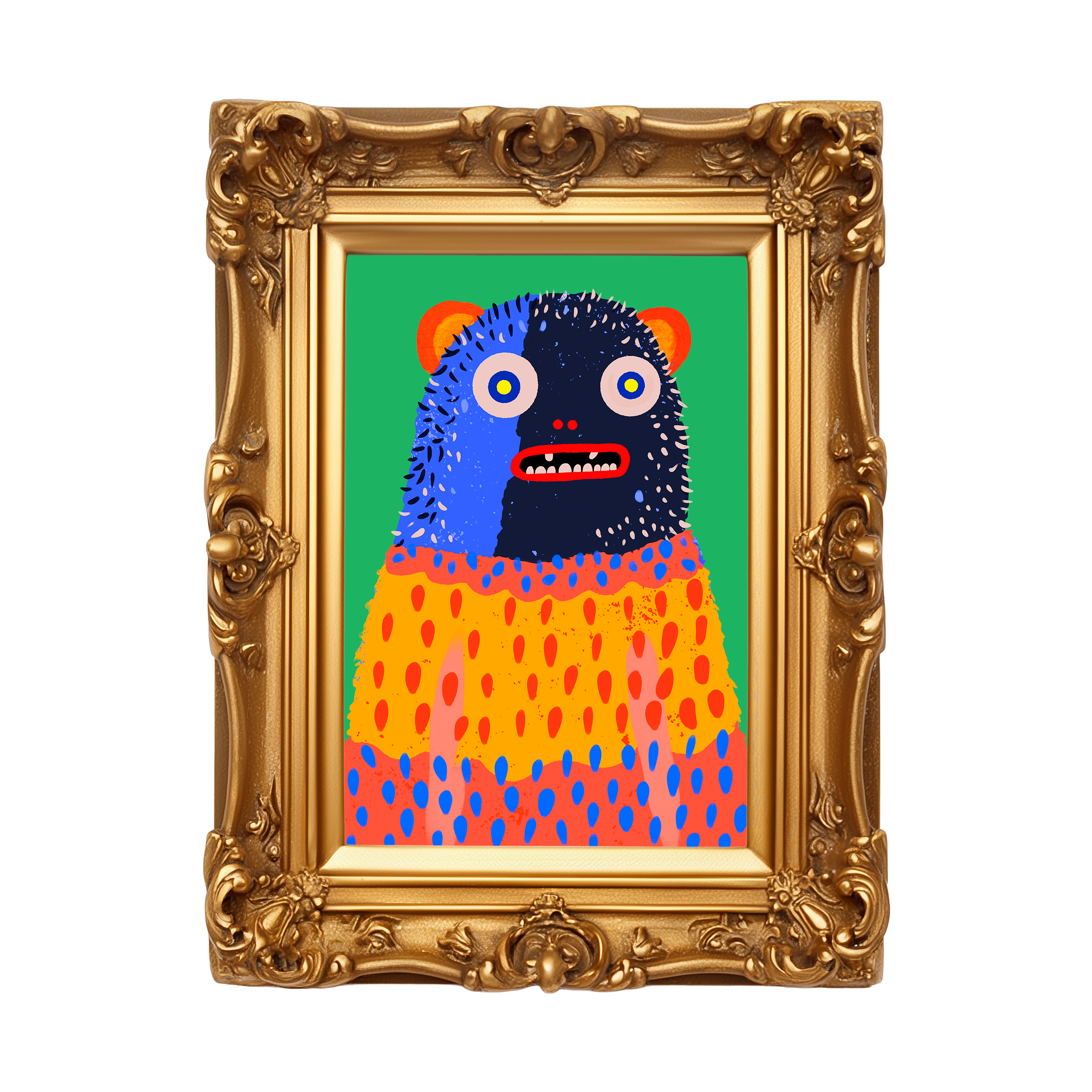 Wally the Woollybooger Art Print