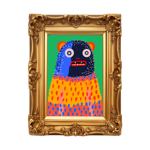 Wally the Woollybooger Art Print