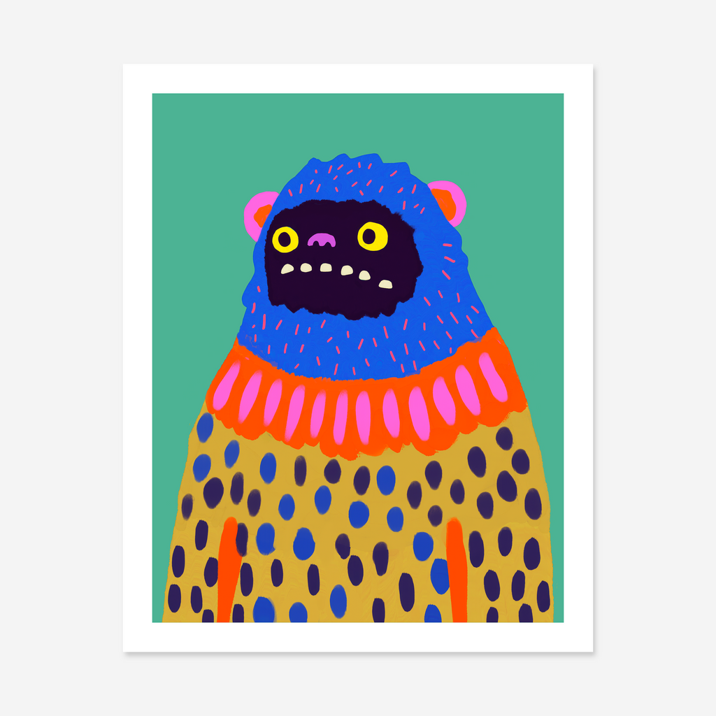 Zeke the Woollybooger Art Print