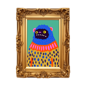 Zeke the Woollybooger Art Print