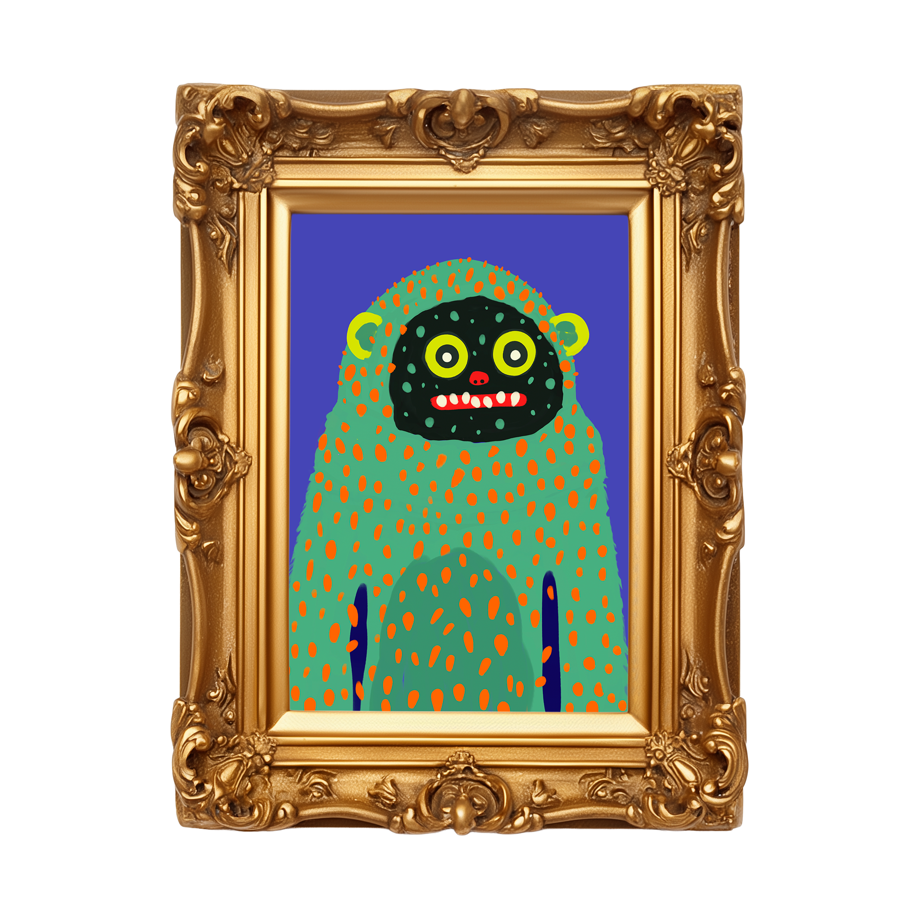 Oskar the Woollybooger Art Print