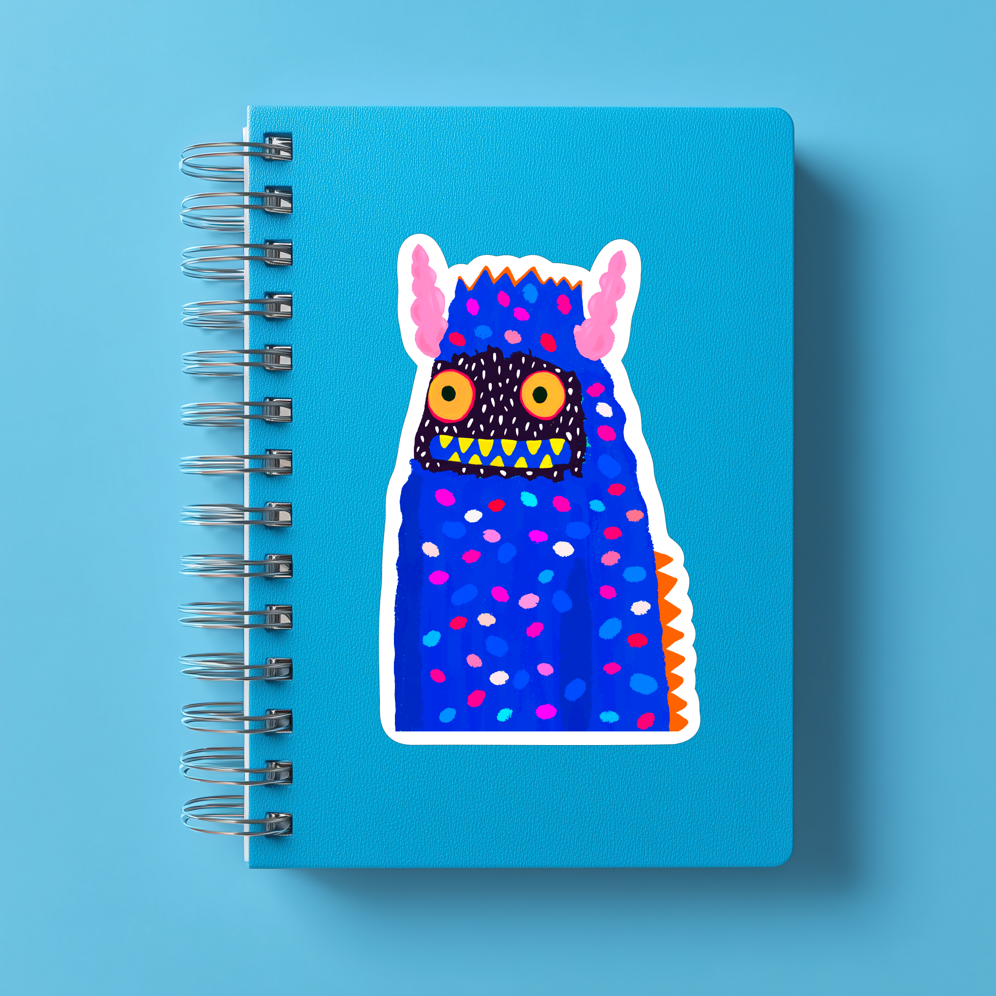 Stuey the Woollybooger Large Monster Sticker