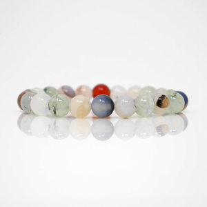 Prehnite & Agate Bracelet