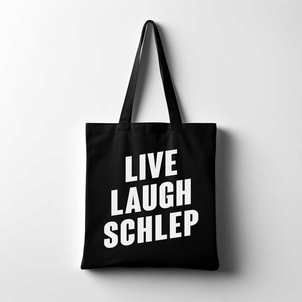 Live Laugh Schlep Tote Bag